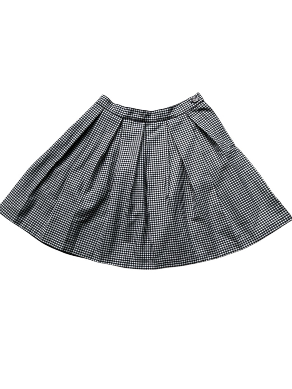Delia’s by Dolls Kill Women’s Black & White Gingham Pleated Mini Skirt Size XS
